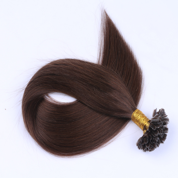 Natural u tip cheap human hair extensions hair with factory price JF342